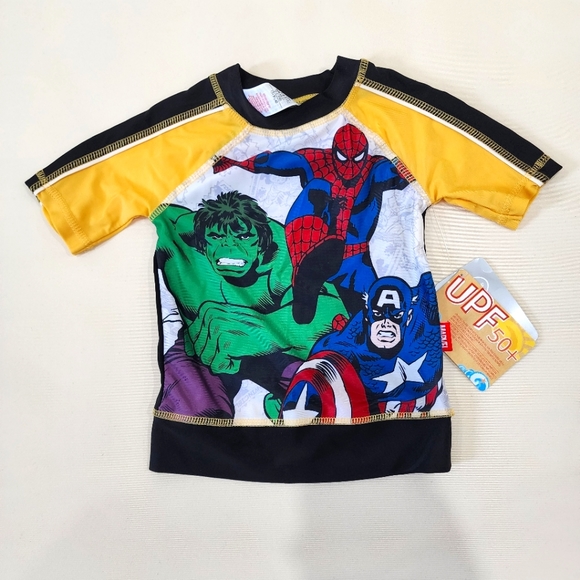 🆕️ 💙 2T Disney Marvel Rashguard - Picture 3 of 3
